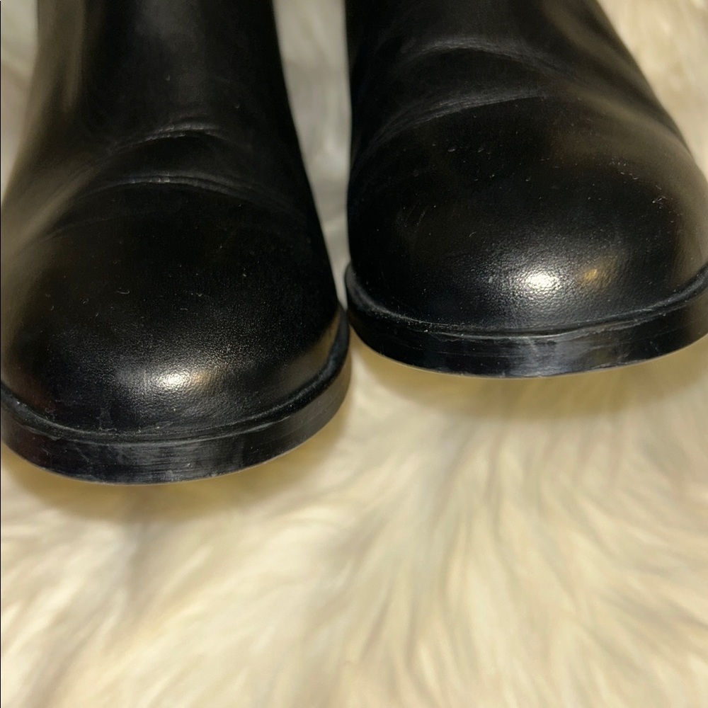Steve Madden Black Leather & suede riding Boots Ritte size 8 - Picture 7 of 8
